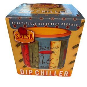 Dip Chiller With Bernadette Deming Design Certified Manufacturing Ceramic NIB